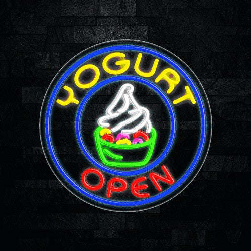 Yogurt Flex-Led Sign only $511.00 - Food Flex LED Signs – BrightNeonSigns