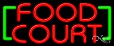 Food Court Business Neon Sign