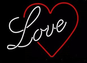 Love & Heart Neon Sign