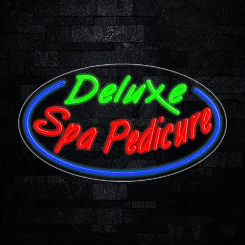 Deluxe Spa Pedicure Flex-Led Sign