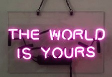 The World is Yours Neon Light