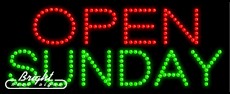 Open Sunday LED Sign