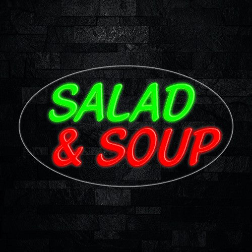 Salad Soup Flex-Led Sign