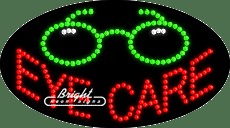 Eye Care LED Sign