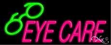 Eye Care Logo Neon Sign
