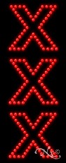 XXX LED Sign