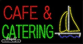 Café & Catering LED Sign