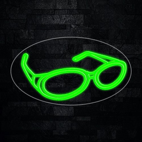Glasses Logo Flex-Led Sign
