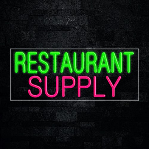 Restaurant Supply Flex-Led Sign