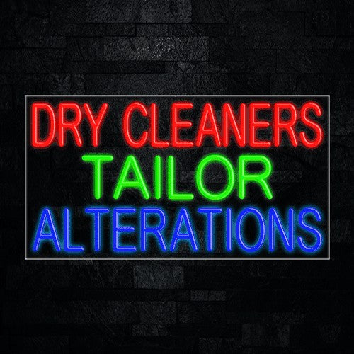 Dry Cleaners Tlr Altions Flex-Led Sign