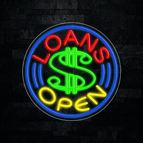 Loans Flex-Led Sign