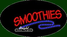 Smoothies LED Sign