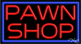 Pawn Shop Business Neon Sign