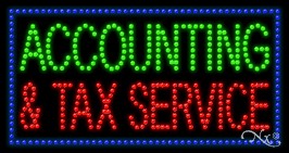 Accounting & Services LED Sign