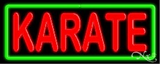 Karate Neon Sign