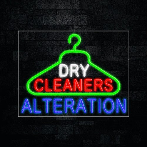Dry Cleaners Alteration Flex-Led Sign