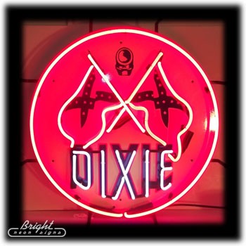 Dixie Oil Neon Sign