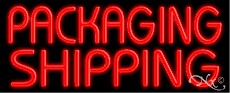 Packaging Shipping Neon Sign
