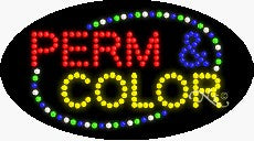 Perm & Color LED Sign