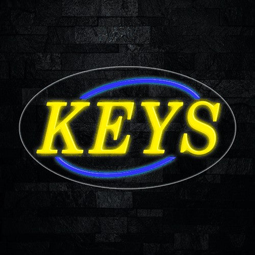 Keys Flex-Led Sign