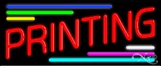 Printing Business Neon Sign