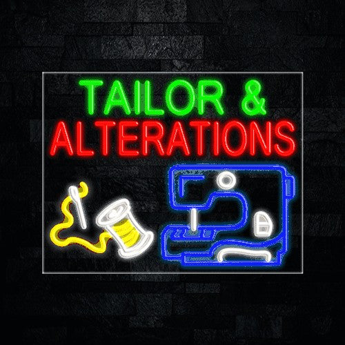 Tailor & Alterations Flex-Led Sign