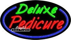 Deluxe Pedicure Neon Sign