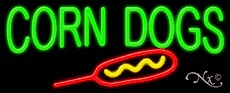Corn Dogs Business Neon Sign