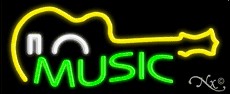 Music Business Neon Sign