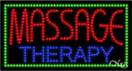 Massage Threapy LED Sign