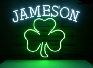 Jameson Shamrock Neon Sign