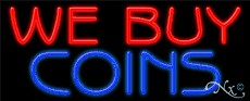 We Buy Coins Business Neon Sign