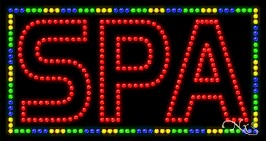 Spa LED Sign