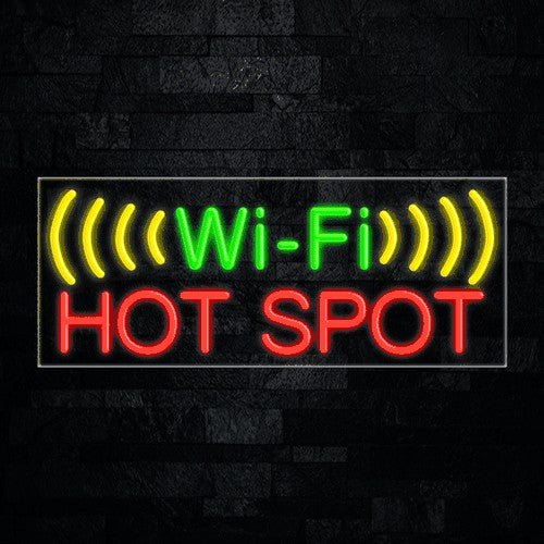 Wi-Fi Hot Spot Flex-Led Sign