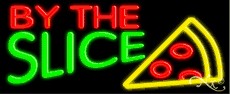 By The Slice Neon Sign