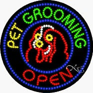 Pet Grooming LED Sign