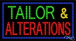 Tailor & Alterations LED Sign