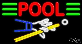 Pool Neon Sign