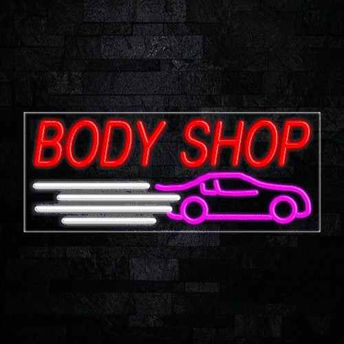 Body Shop Flex-Led Sign