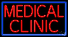 Medical Clinic Business Neon Sign