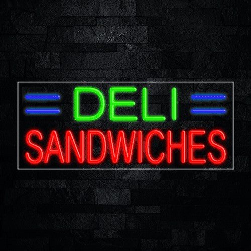 Deli Sandwiches Flex-Led Sign