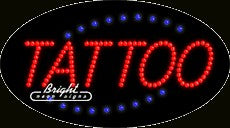 Tattoo LED Sign