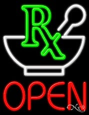 Pharmacy Open Business Neon Sign