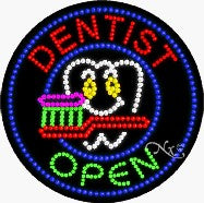 Dentist LED Sign