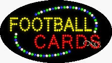 Football Cards LED Sign