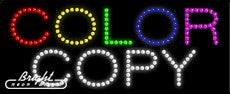 Color Copy LED Sign