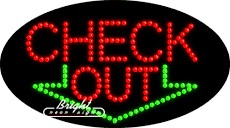 Check Out LED Sign