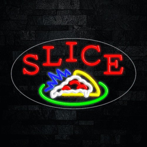 Pizza Slice Flex-Led Sign