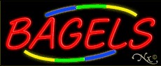 Bagels Business Neon Sign