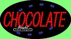 Chocolate LED Sign